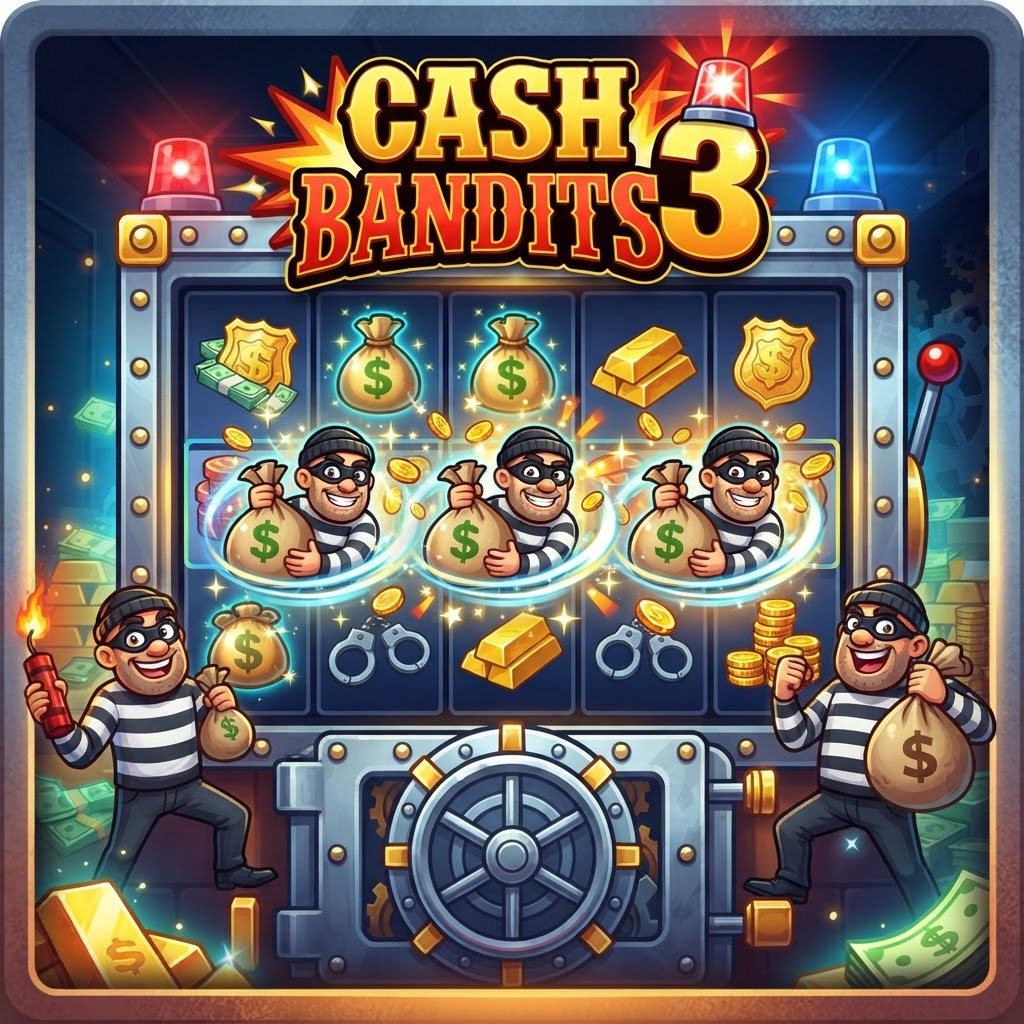 Cash Bandits 3 pokie game